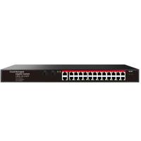 PCPRO GFS226 24 PORT 100/1000mbps + 2 GIGABIT +2 SFP PORT SWİCH POE 24W Cepten yönetilebilir FULL GIGABIT